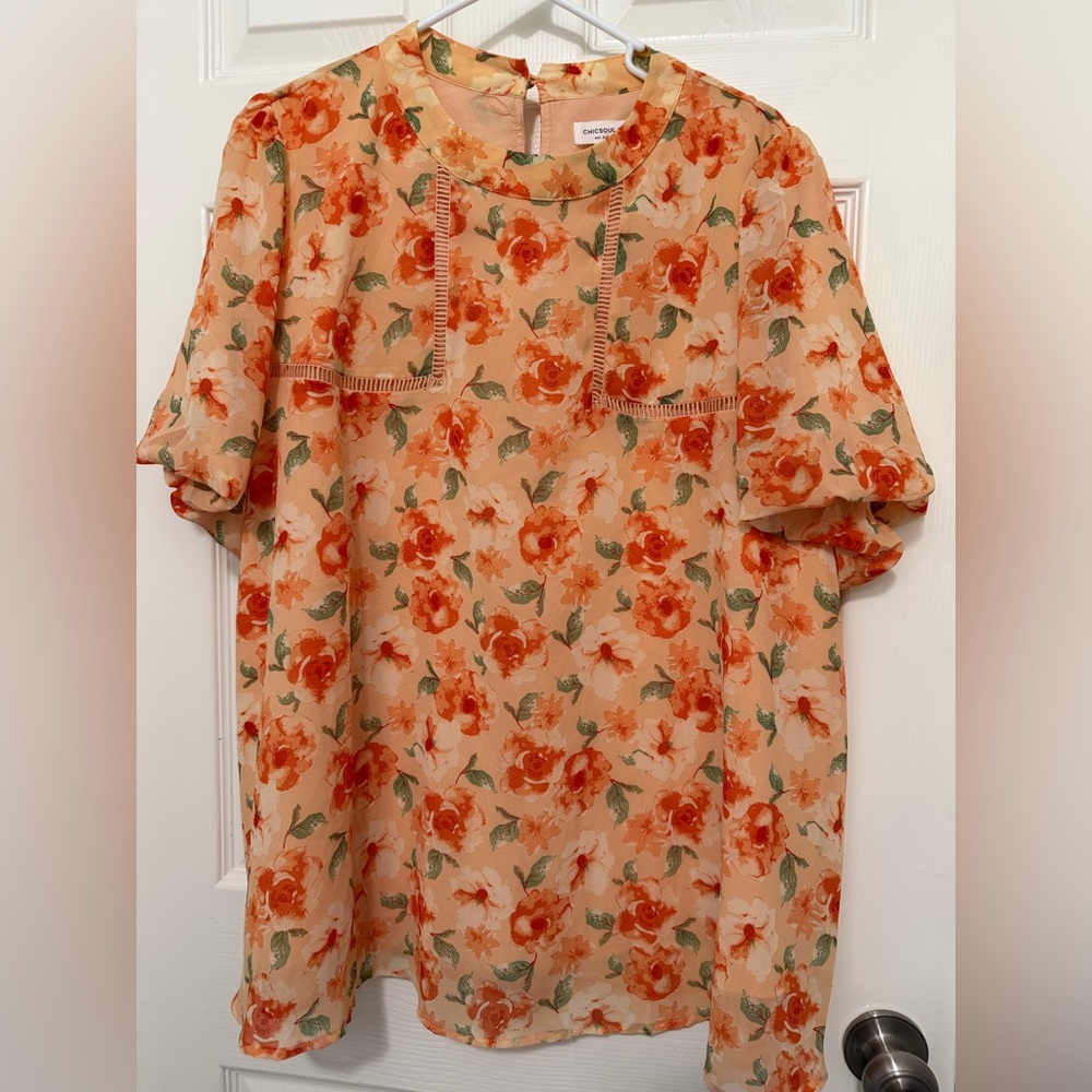 Chic Soul Floral Print Women's Top